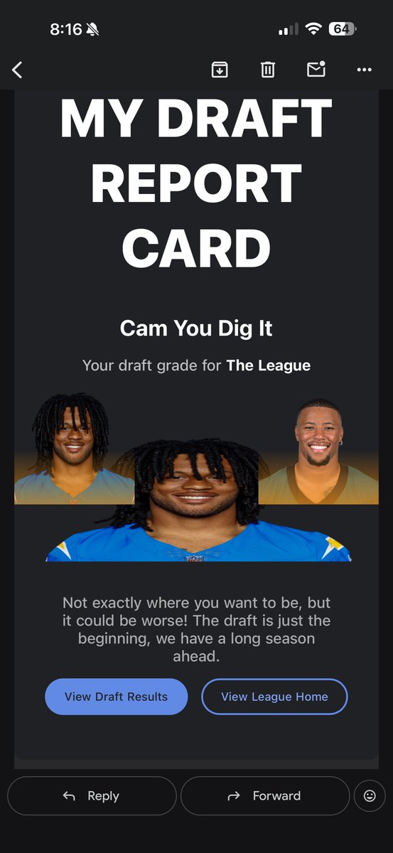 CBurton1387's tweet photo. What does this draft grade mean? https://t.co/qkmnhqOWND