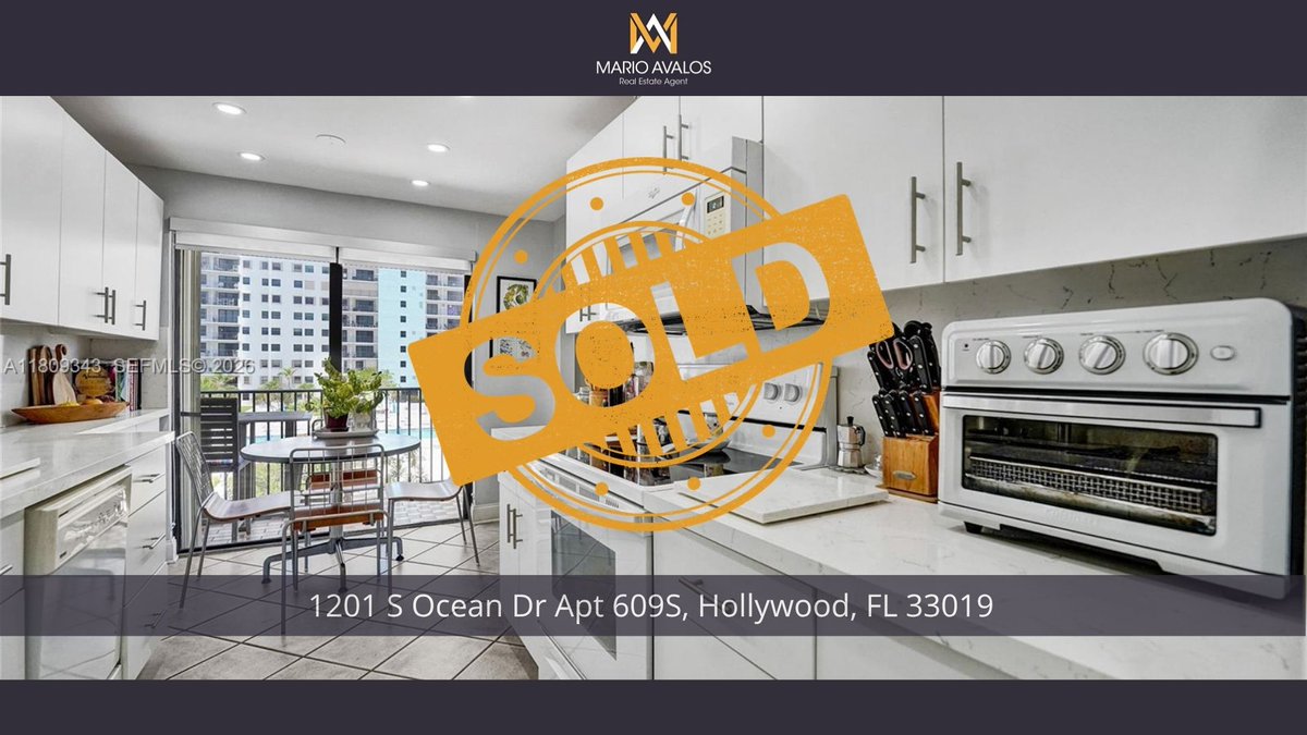 Mario_Avalos__'s tweet photo. SOLD!

1201 S Ocean Dr Apt 609S, Hollywood, FL 33019

Thinking of selling or renting out your property?
Call text Mario Avalos (305) 305-1535
Check out our 150+ Google reviews! https://t.co/e5AhUzslD6