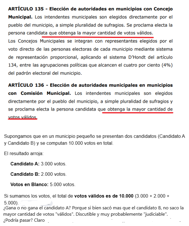 JMZarate's tweet photo. #CodigoElectoral
Yo se que a muchos no les interesa el tema pero continuemos con las #inconsistencias y errores del texto aprobado x @CamaraDipSF y @SenadoSantaFe que van a dar mas de un dolor de cabeza.
¿Votos válidos o votos positivos/afirmativos?
 La distinción es importante https://t.co/IAnfWxDBuK