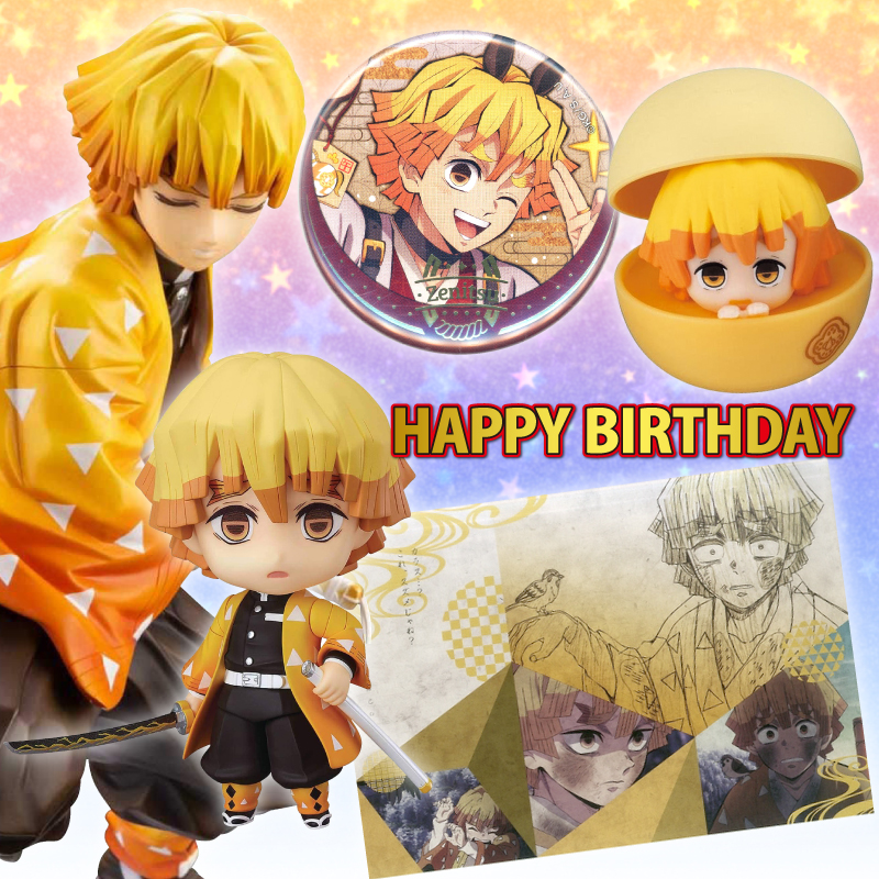 surugaya_kosin's tweet photo. 【今日のキャラたん】

9月3日は #鬼滅の刃
#我妻善逸 の誕生日です🎉
おめでとうございます✨

#我妻善逸誕生祭2026

🔻関連グッズは返信欄の🔗をチェック https://t.co/PsKhkNdXE2