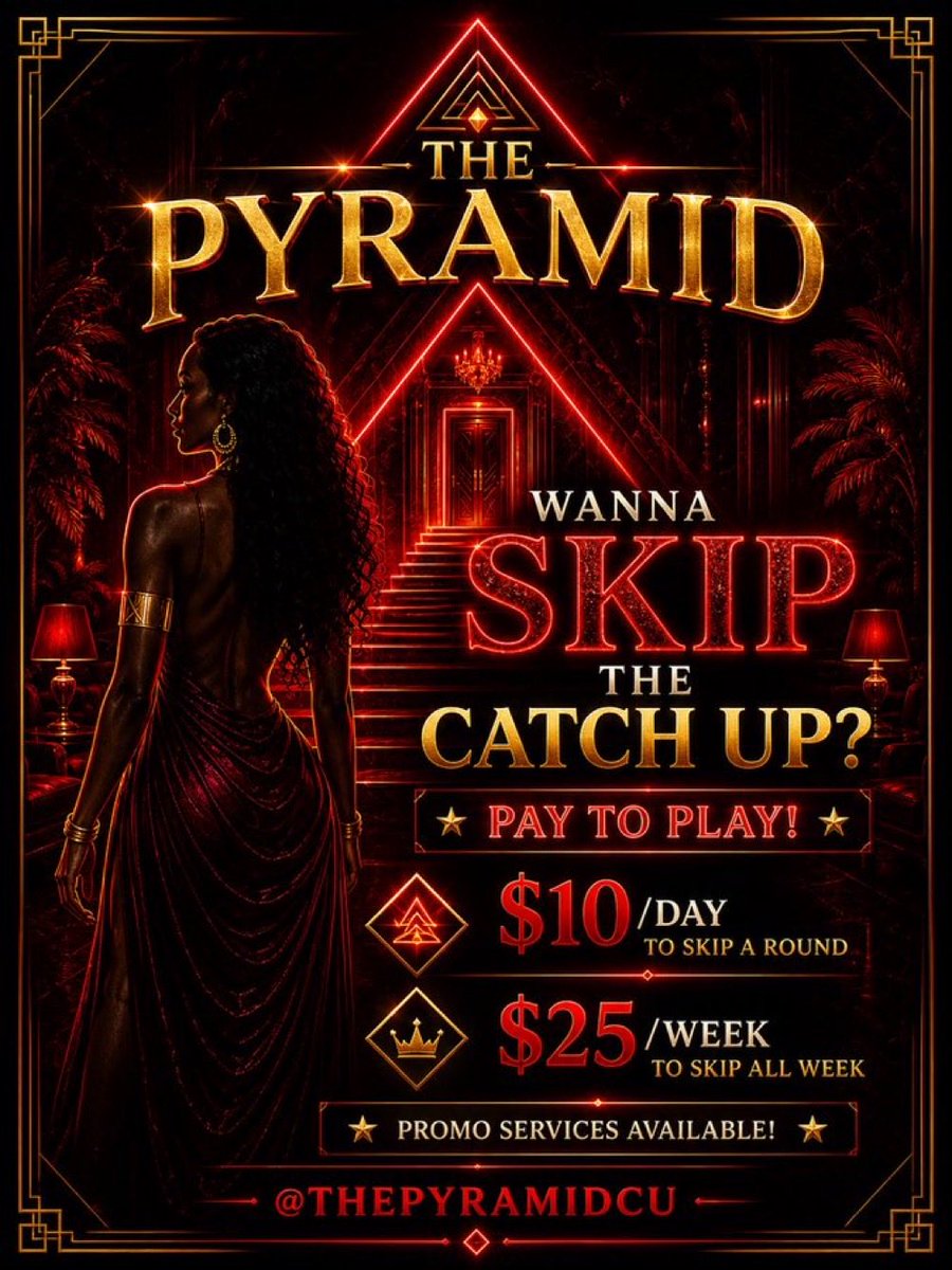 ThePyramidCU's tweet photo. ✨✨✨✨DM for Services ✨✨✨✨ https://t.co/A0sOJy1GQU