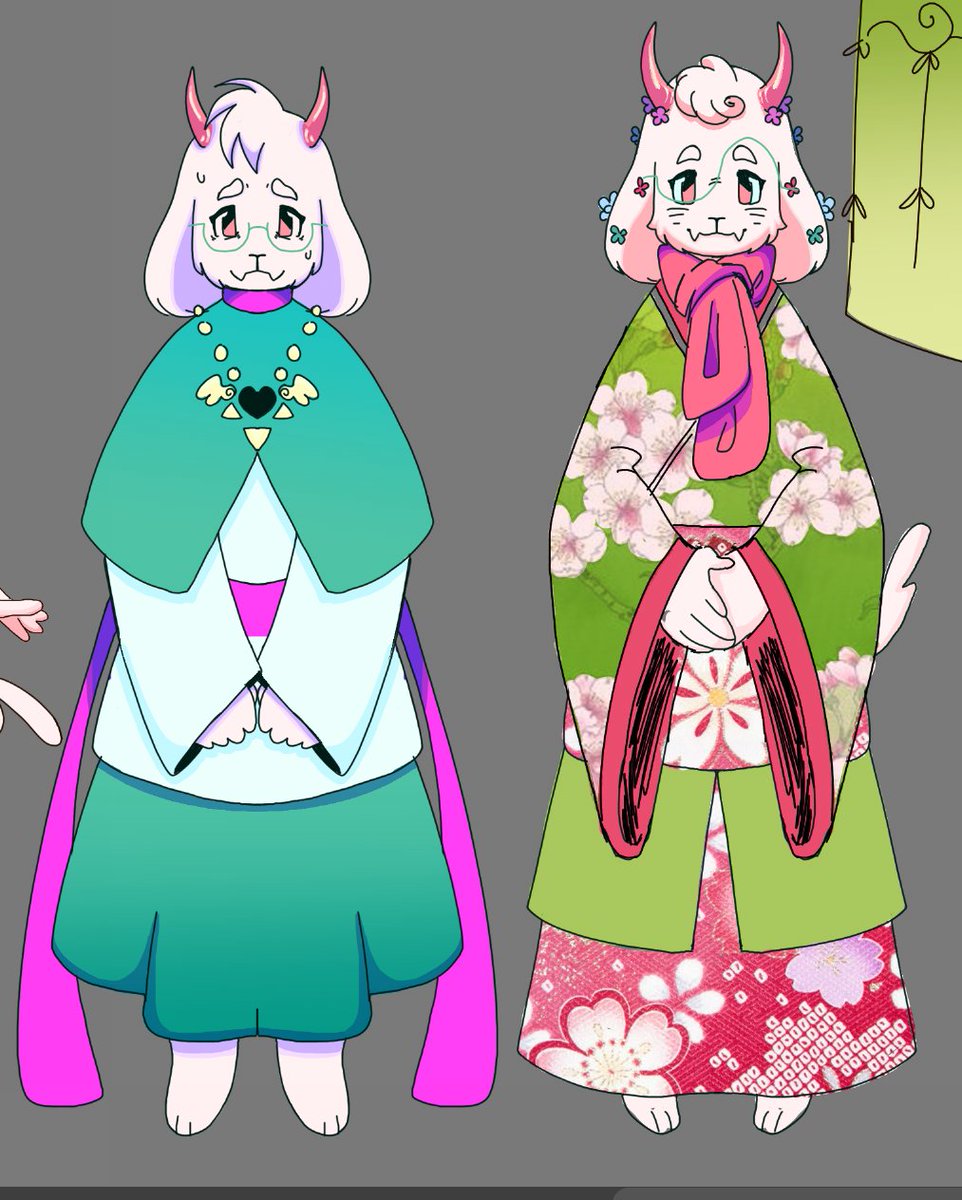 Peonytears081's tweet photo. Different #ralseideltarune  designs for each darkworld #deltaruneㅤㅤㅤ https://t.co/29UXN4Qd5w