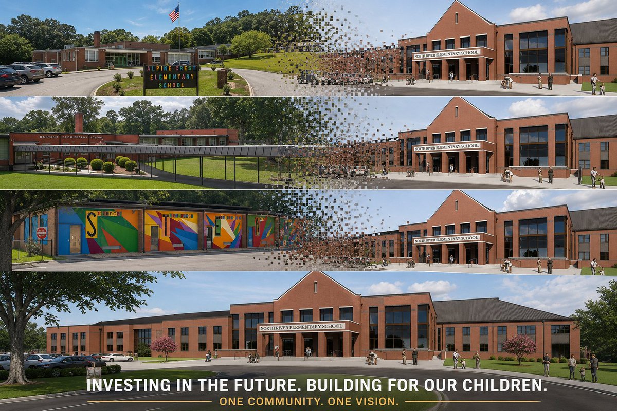 M4L_HamiltonTN's tweet photo. MEGA SCHOOLS: ARE BIGGER REALLY BETTER?

PART 2: Bigger Isn’t Always Better.

Last week we asked how big is too big for a school.

This week, let's look at the research—and the three elementary schools that would become the new North River campus. https://t.co/vtxo7e0qxs