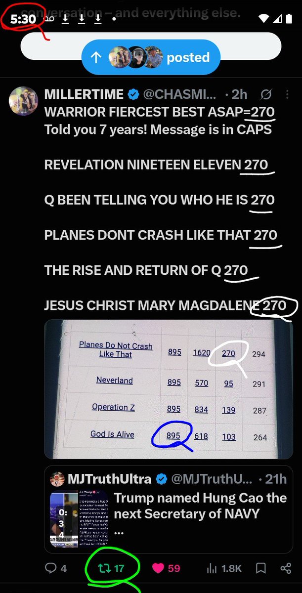 DeanDavis33's tweet photo. #SeriouslyThough π
πΈ1οΈβ£7οΈβ£ #Seventeen πͺ½
8οΈβ£9οΈβ£5οΈβ£ #EightNineFive
5οΈβ£3οΈβ£0οΈβ£ #FiveThreeZero
2οΈβ£7οΈβ£0οΈβ£ #TwoSevenZero
π #WhatAreTheOdds π
270X7 #TwoSevenZeroXSeven https://t.co/4AFD5wYLw7