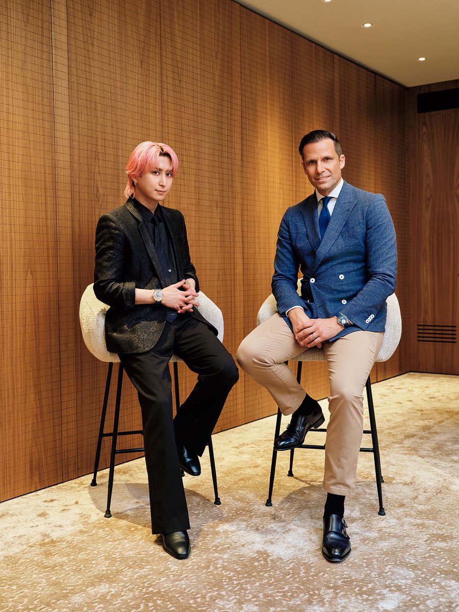GQJAPAN's tweet photo. 流行を追うのではなく、時代を牽引する──Snow Man 佐久間大介とブレゲCEOが語り合う、両者の共通項とは。
https://t.co/pb4oH2TTpO

#PR https://t.co/xRrxnUoaRp