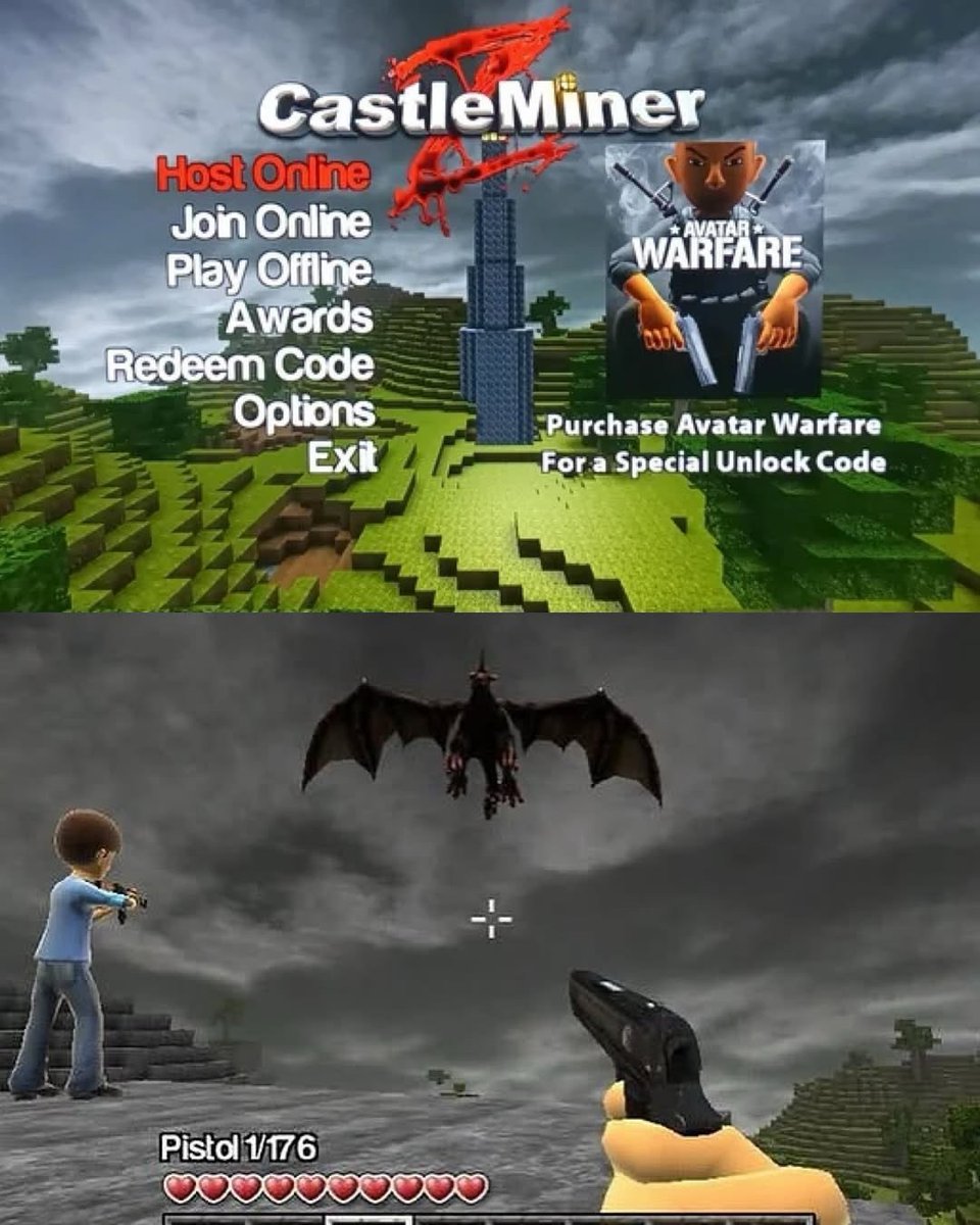 mlgRH_'s tweet photo. Before Minecraft came to Xbox we had this https://t.co/TUScAOf8b3