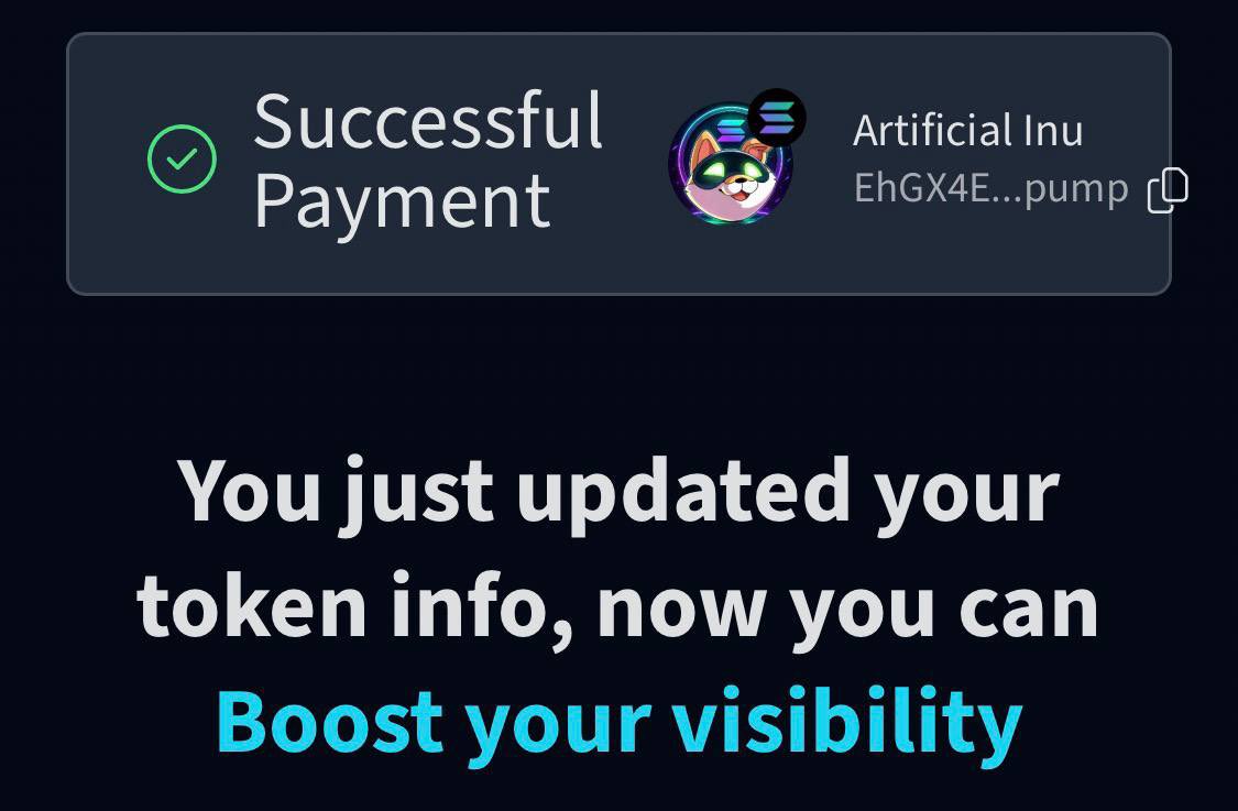 AI_ONSOL_'s tweet photo. Dextools socials update is now paid also for $AI 

Big nitro pack on the way.

EhGX4E2sNWuDsxWRmVRyUMTdvdDJp3Rj7pvm969dpump https://t.co/UvWVxDXEOa