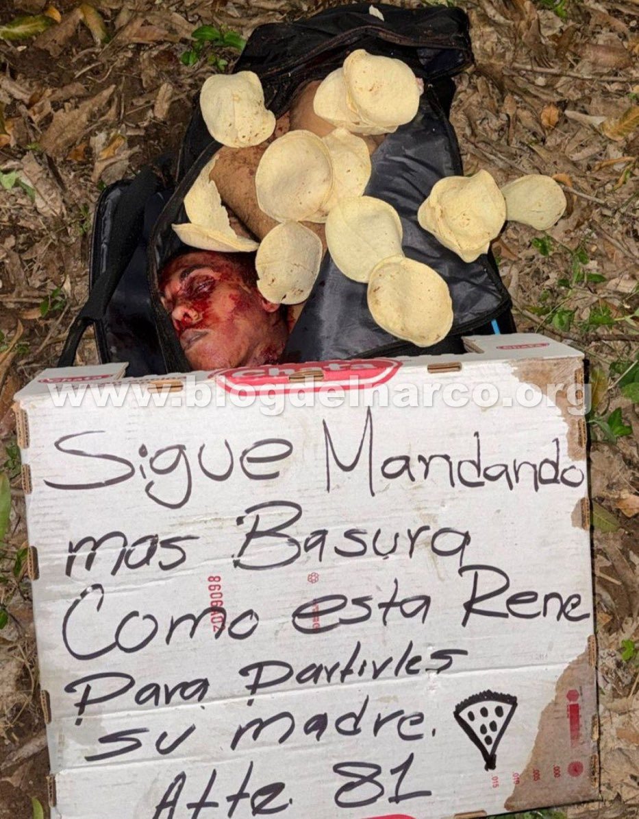 blogdelnarcomex's tweet photo. La Chapiza, volvió a levantar a un simple halcón en Mazatlán, Sinaloa, lo descuartizaron y abandonaron su cuerpo en la localidad de Villa Unión, LEE MÁS AQUÍ 👇👉 https://t.co/uX017WnNKN https://t.co/M6CwIgcqkE
