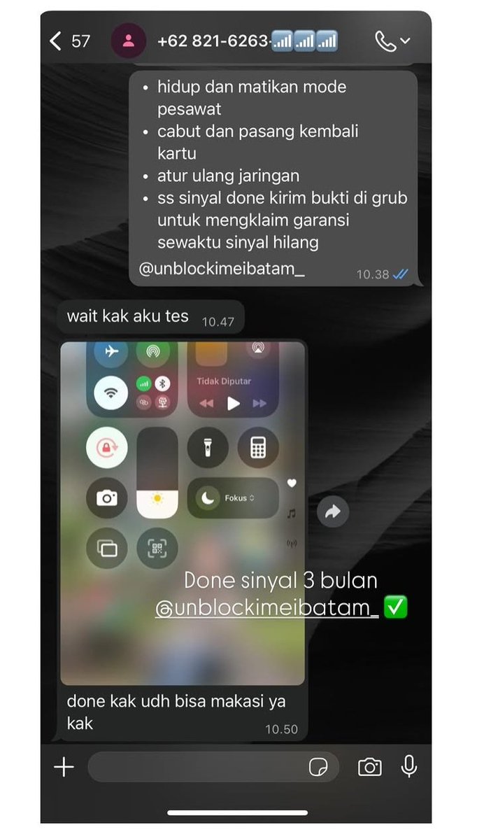 MoshiStoreid's tweet photo. WTS JASA UNBLOCK DAN UNLOCK, BUAT JARINGAN IMEI BERMASALAH BISA ATASI DI SINI
☎️:https://t.co/KrGcKBeSGJ
✅BEACUKAI
✅3 BULAN 
✅TRY ONLY 

DONE HITUNGAN JAM,AMAN DAN BERGARANSI….ORDERAN FAST https://t.co/vRGwQTkX6B