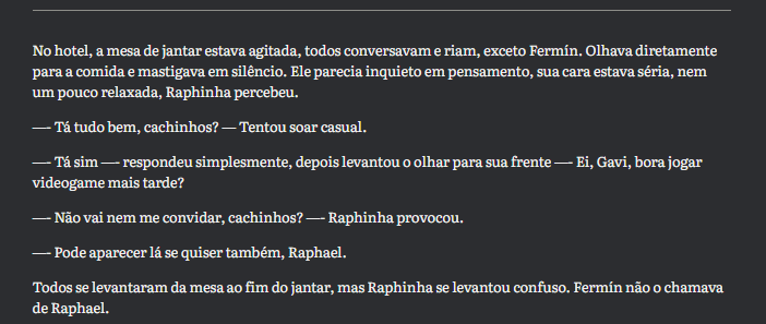 lesbodracula's tweet photo. Fermín com ciúmes aiai https://t.co/lj69DmKc3w