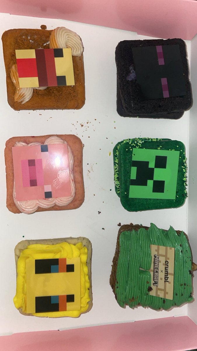 ApriTheMenace's tweet photo. The chicken was good so was the enderman and the grass block the bee and creeper and pig were not my favourites 

6/10 https://t.co/7Py5Q3TBY9