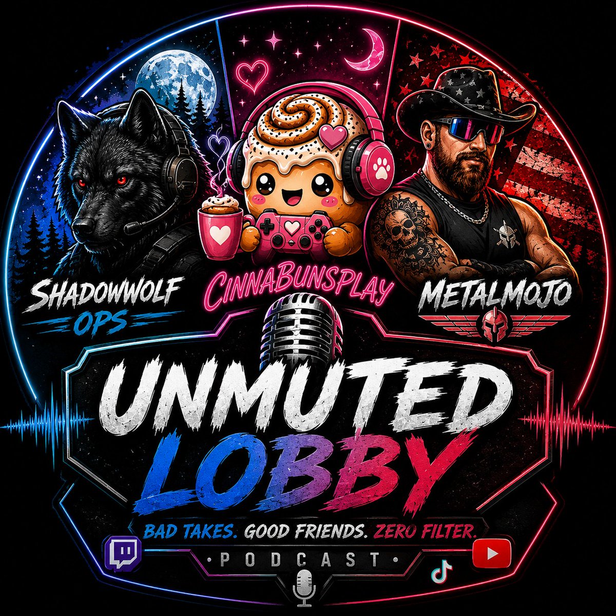 RealMetalMoJo's tweet photo. The Unmuted Lobby Eps 3
#podcast #youtuber #gaming
Youtube:
https://t.co/FPHW75Rql0
Twitch:
https://t.co/2AMB06IzQp
Youtube:
https://t.co/ZTf33bhIGG
Tiktok
https://t.co/OiEK6Fldro https://t.co/GYzVY5QRD2