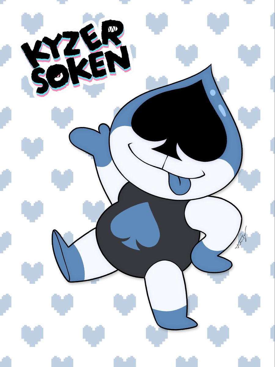 KyzerSoken's tweet photo. Up next, (once again Deltarune, strap in cause there will be a lot of them) it’s Lancer! Up next is an entire set of Deltarune characters, after that I may change things up a bit.

#Deltarune #lancer #fanart #deltarunechapter1 https://t.co/eFR6OrKVwH