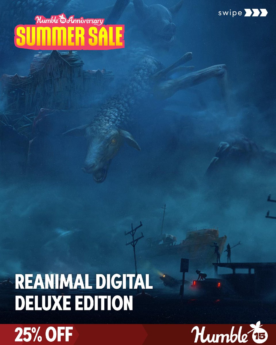 humble's tweet photo. A brother &amp; sister go through hell to rescue their missing friends and escape the island that they used to call home in Reanimal, now 25% off during the Humble Summer Sale. https://t.co/2yFoYX24E2 https://t.co/EXeBjDpeEq