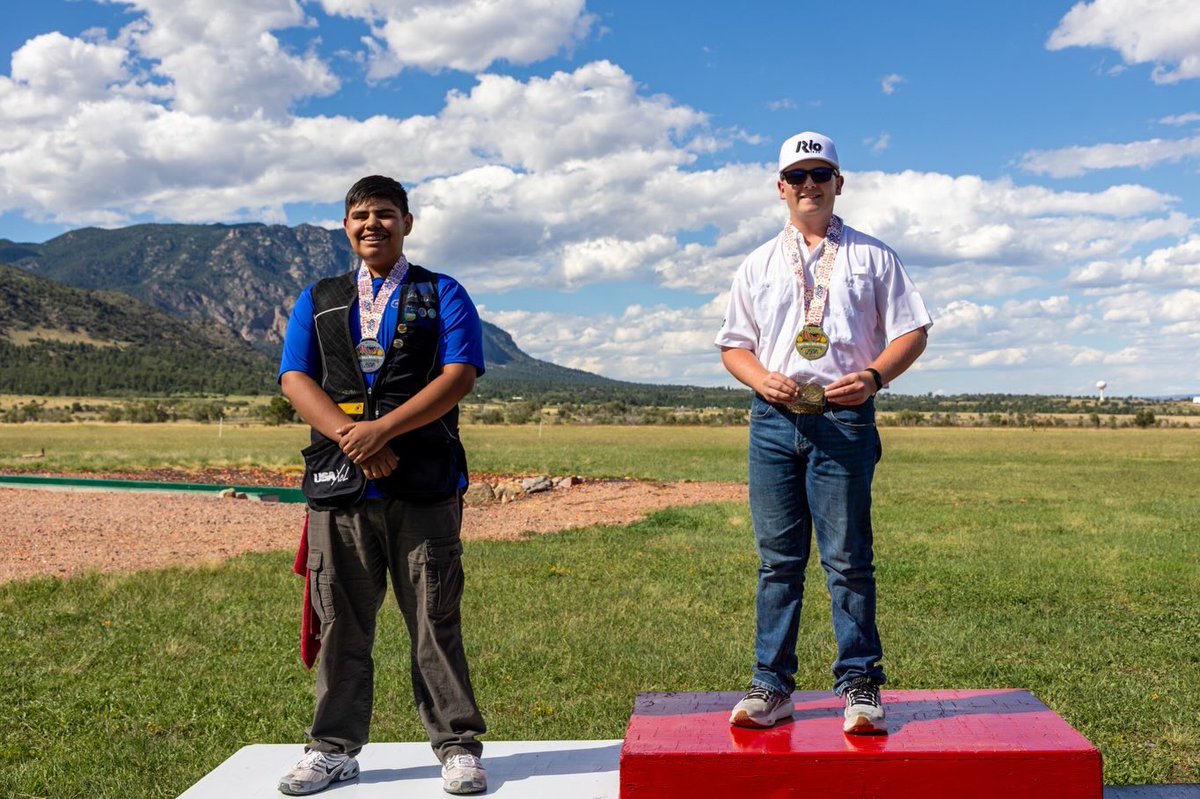 USAShooting's tweet photo. The next generation showed up at Selections 🇺🇸👏

U18 Women
🥇 Kaela Hinze
🥈 Madison Smith
🥉 Andrea Spruill

U18 Men
🥇 Miles Moss
🥈 Aidan Tucker
🥉 Bennett Hiltbrand

U15 Women
🥇 Chloe Chaleunsinh

U15 Men
🥇 Elliott Wiley
🥈 Daniel Sandoval
🥉 Logan LeBlanc

#nextgen #skeet https://t.co/aSp2puSAf5