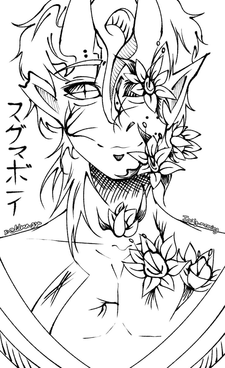 lilmn_zza's tweet photo. Dibujo rapido que hice. Es como un magmaboid pero tipo con kimono y flores brotando KAJAJAJJA NS. #MagmaBoiFanart
Me inspire en un dibujo de pinterest.

No supe si ponerle color o no, pero igual no lo hice.
En finnnnn, espero les gusteeeee!!! https://t.co/6klVBS3Y5R