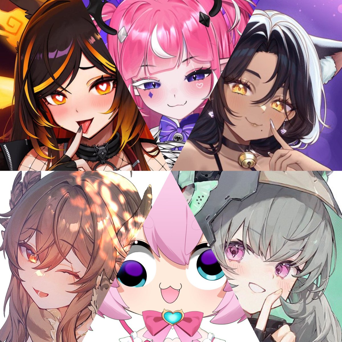 Floxtorz's tweet photo. Question to (V-Tuber watchers + V-Tubers aswell)
▪︎ Which V-Tuber is your favouritr

Mine list
@SinderVTuber 
@cumilq   
@ChaChayourvmom 
@KumiVT 
@chibidoki 
@MantaVT 

▪︎ Gonna be honest all of them have been my favs for months now ❤️📽

#vtuber #favourite https://t.co/tgWJEg8Ycl