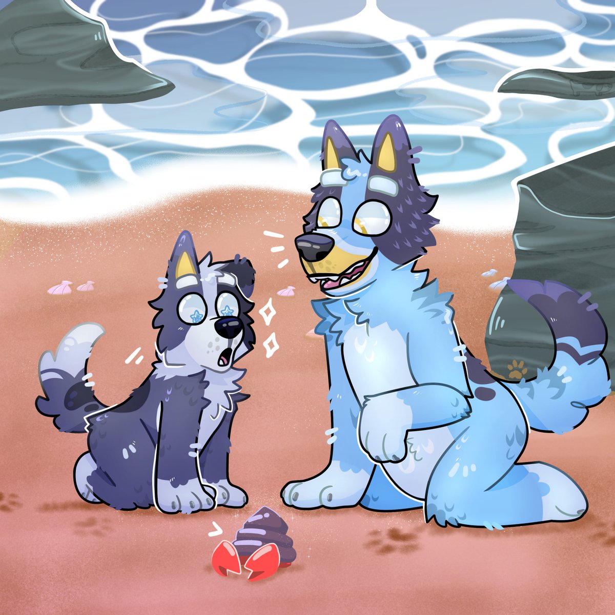 CreaManif03's tweet photo. Every year, I take the future Heeler family to my beach. This year, I have big ambitions 🏖 https://t.co/R1qqLb3xYA