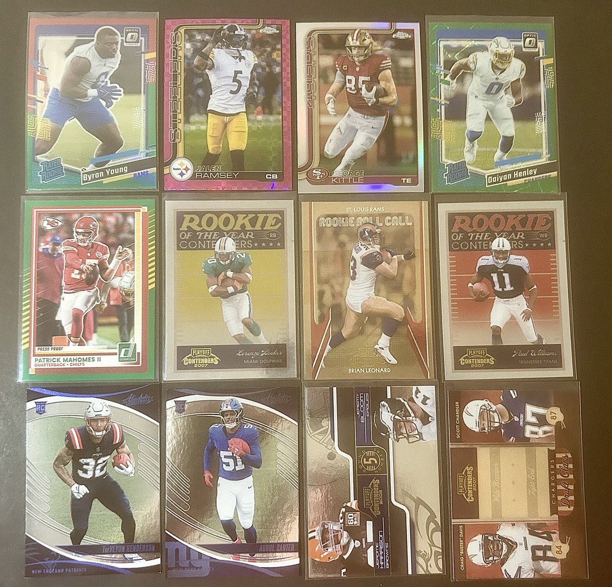 TommysHobbyChnl's tweet photo. #THCStackSale01 Night 5
Post 12

Football - .50 cents each
Refractors &amp; Parallels!

PWE 1-4 cards $1.50
BMWT $6
Orders over $75 ship free!
International shipping would be at cost

PayPal and Venmo accepted!

Retweets appreciated 😁
#THCStackSaleFootball https://t.co/84FU0BxJ2y
