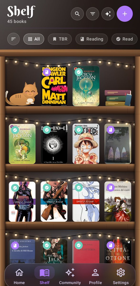 itsanerdishgirl's tweet photo. 1. Ottima interfaccia;
2. Buona personalizzazione;
3. Possibilità di inserire i tropes;
4. Non solo stelline per i ratings;
5. Citazioni salvate manualmente o tramite foto della pagina.
Sí, ho trovato l'app per sostituire Goodreads.
#booktwt #booktw #mistbook https://t.co/tQ5VJ8b9Bc