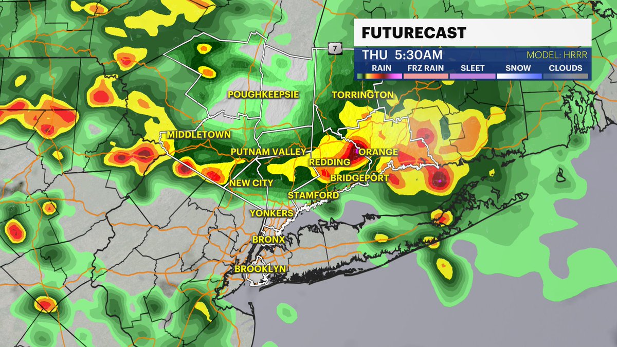 SkylerDayWX's tweet photo. Overnight we could see some quick moving gusty thunderstorms into early parts of Thursday. Make sure you have a way to receive your weather alerts!

Thursday will dry out for parts of the day. Still have those pesky shower and storm chances later on. https://t.co/i8aQ2XDF5G