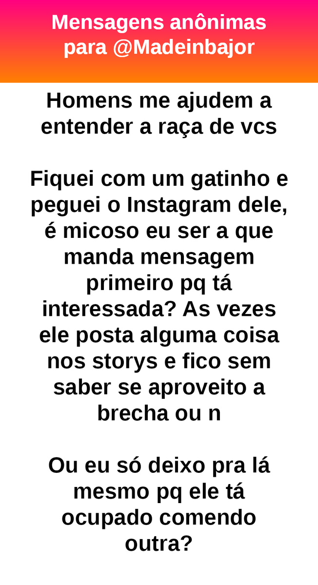 madeinbajor's tweet photo. Pq pegou o Instagram se não vai interagir?
Nem faz sentido  #bajo45427 https://t.co/mTKmjbnBcw