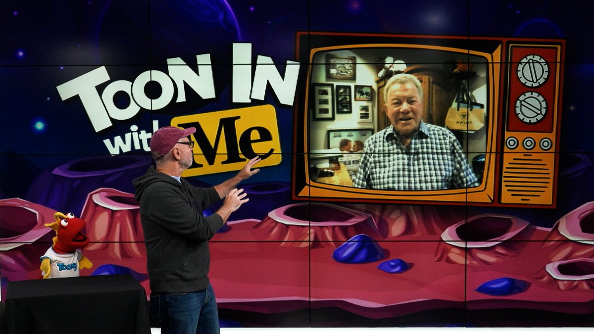 tooninwithmetv's tweet photo. Good morning, Tooners! Set your phasers to fun!
The one and only @WilliamShatner joins us to celebrate the 60th anniversary of Star Trek! 🖖
Classic cartoons include Woody Woodpecker, Popeye, and Bugs Bunny!
#ToonInWithMe #metv #StarTrek https://t.co/Y25fE5xMcv
