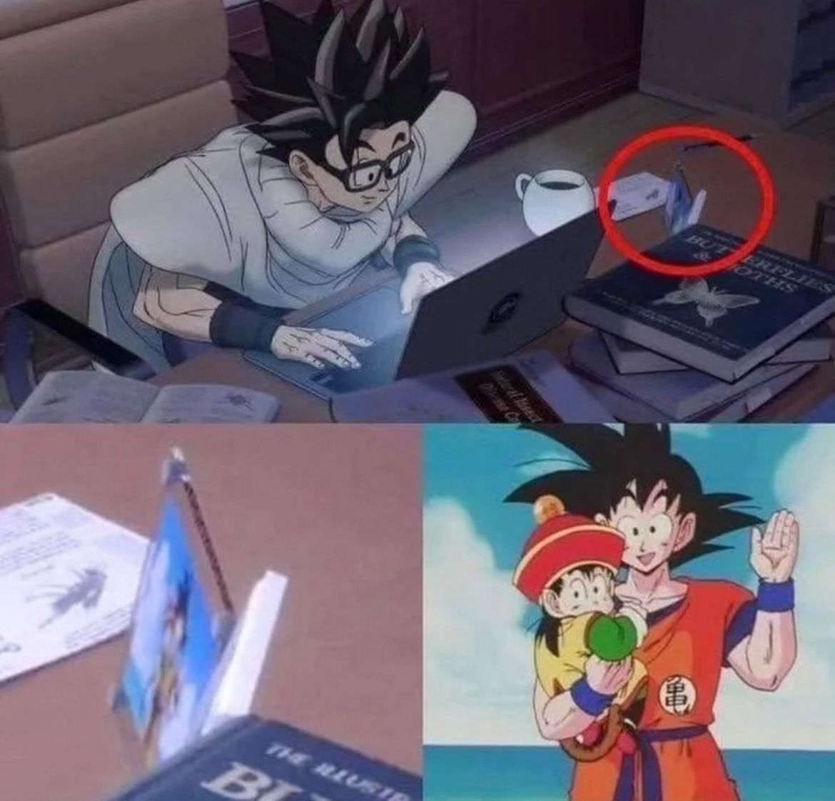 DBZdaily_'s tweet photo. Gohan never forgot his humble beginnings https://t.co/6fky0thmvS