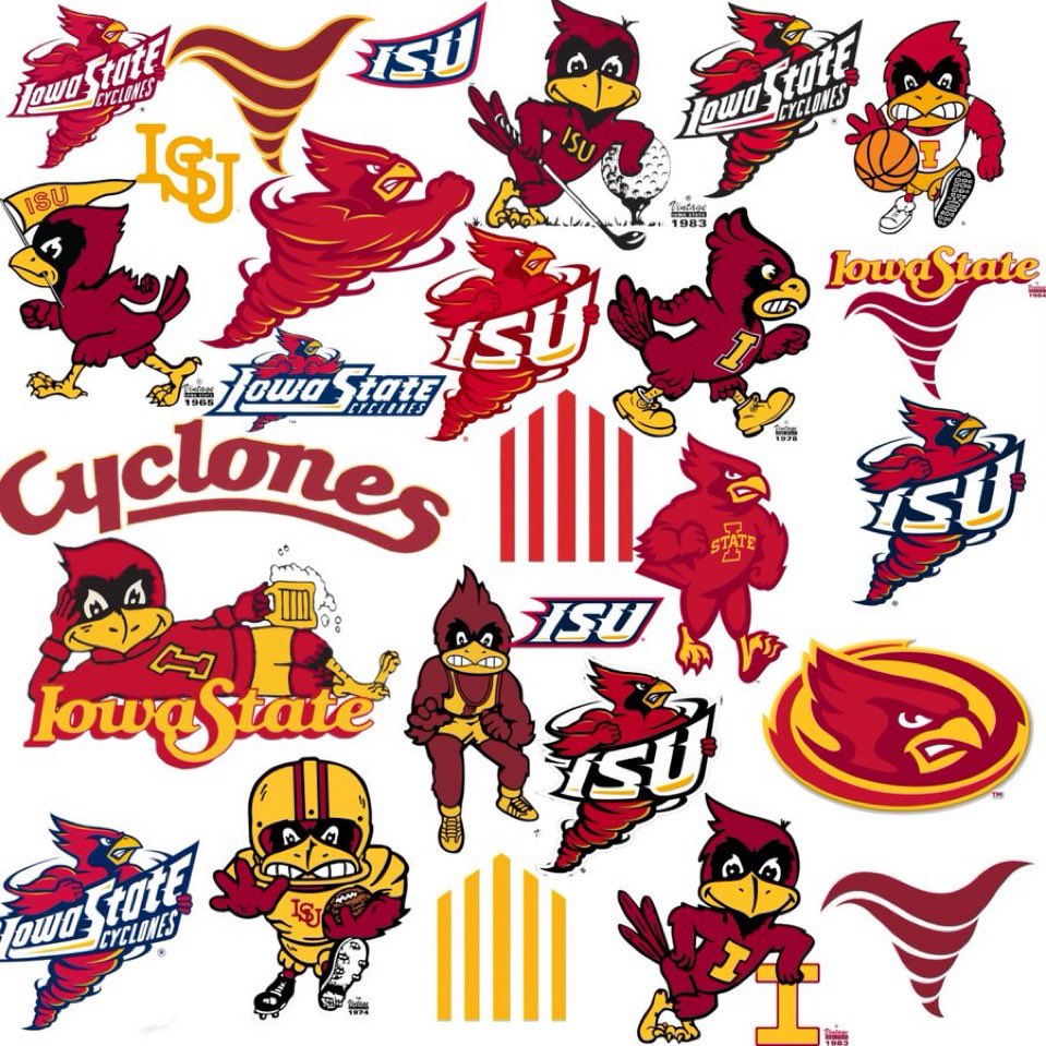 OutCYdetheLines's tweet photo. All these logos and you had to choose I-state 

(@HyperISU pic credit) https://t.co/cy7Q8G1FhZ