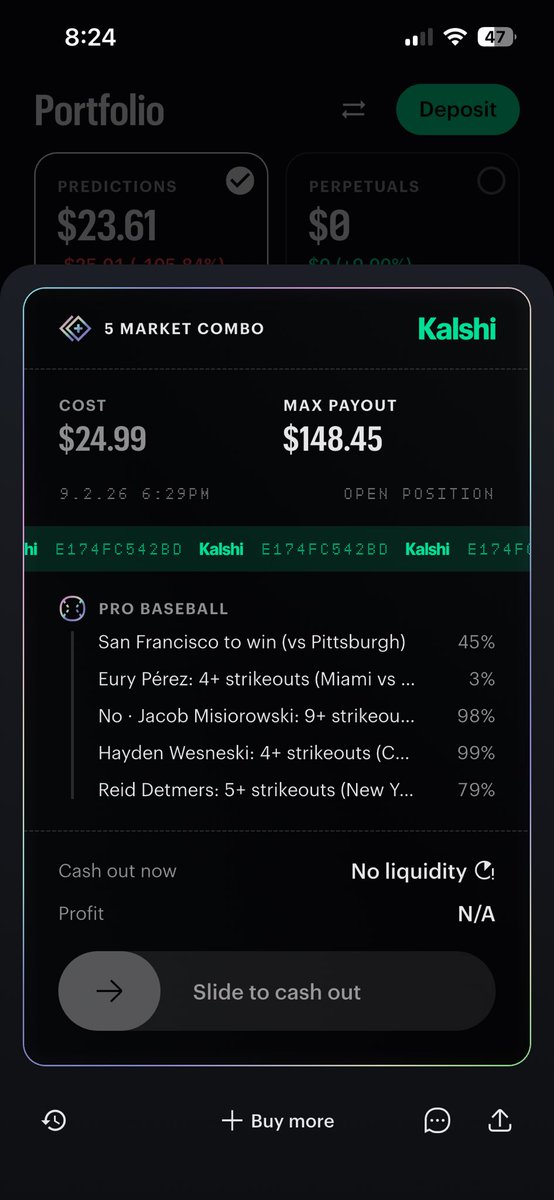 Tyrone3397's tweet photo. rigged sports fr clear as day a strike #sportsbetting #rigged #vegaswins #MLBTwitter #viral #BaseballBets https://t.co/i22dQ9HOjz