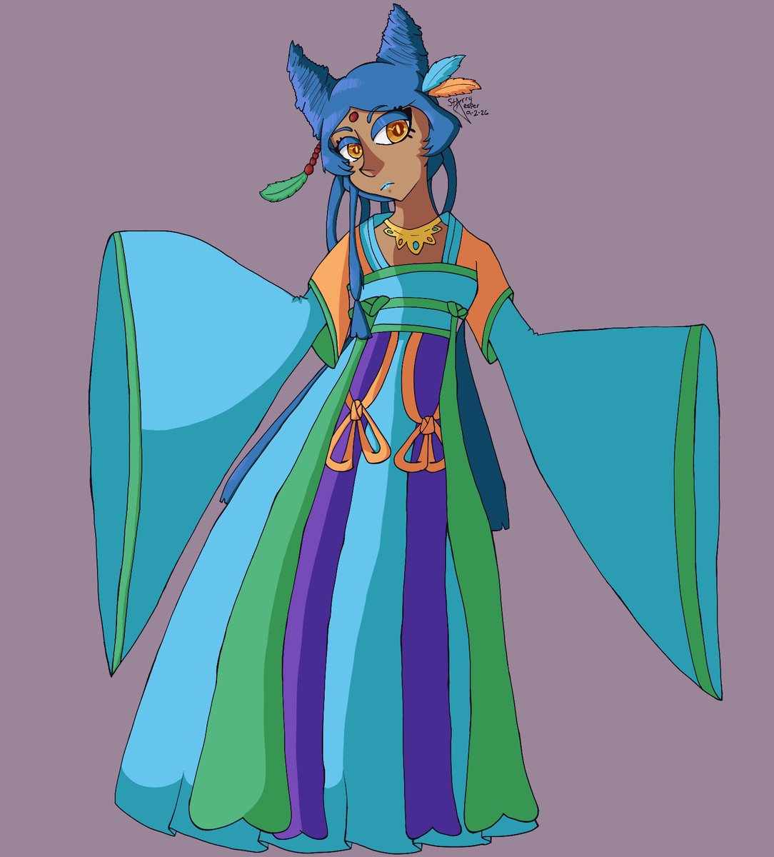 starryvesper's tweet photo. Took me all day working on and off.  I like how she came out.

#art #illustration‌‌ https://t.co/udw9xO8G5h