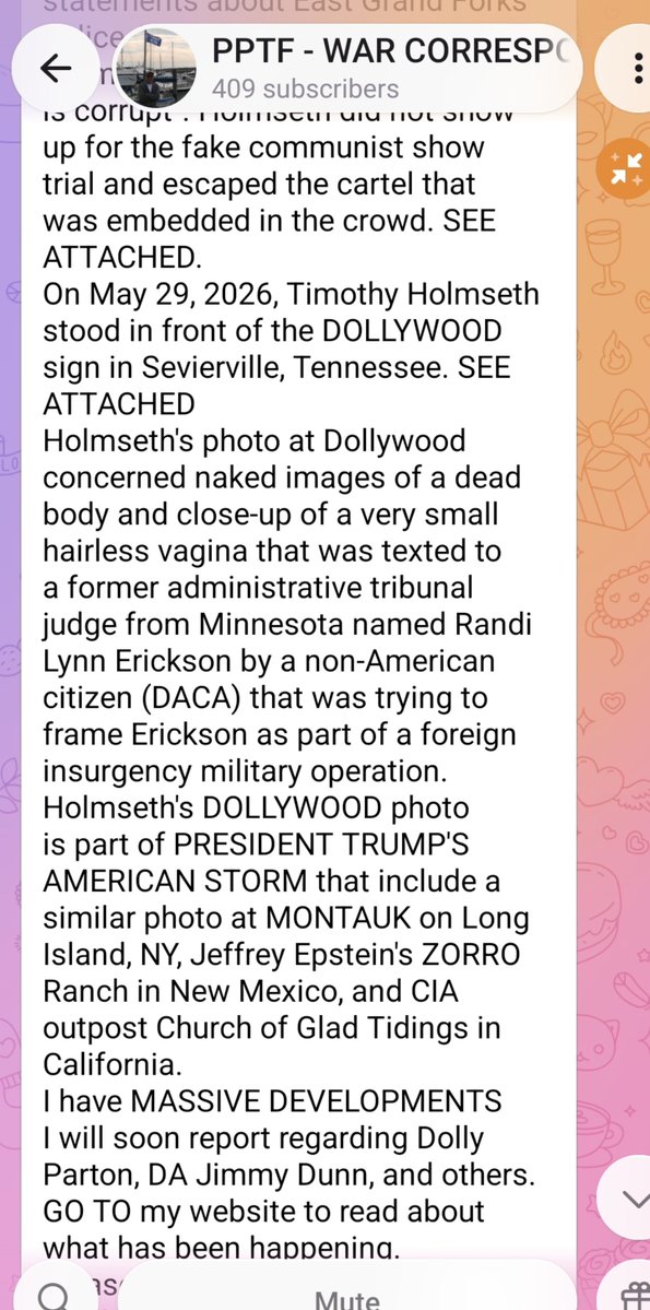 CzebotarJessie's tweet photo. #LetJessieSpeak #DarkMaga
#JessieMarieCzebotar
#TimothyCharlesHolmseth
#WarReports #Trump
#ProjectAmericanStorm
#RealEpsteinFiles
#Minnesota #Florida
#Tennessee

https://t.co/qr4ndubHzb https://t.co/AdWexeP8Ll
