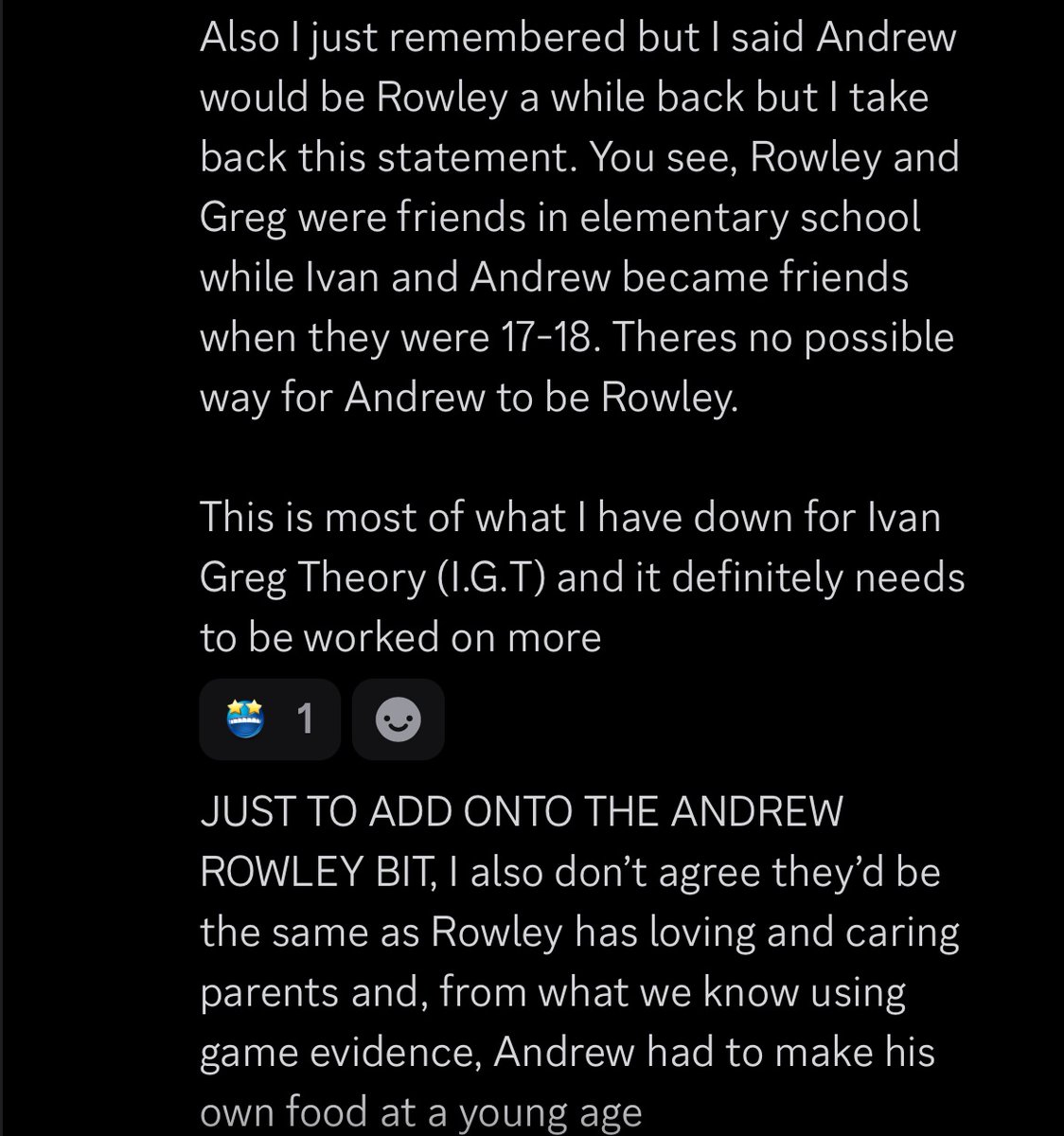 KISSESF0RANDREW's tweet photo. Hello there, #BadThingsTwt . I present to you, Ivan Greg Theory. (IGT)

Please give me a like and follow. Thank you

#BadThingsRoblox https://t.co/wpkCdWoiCE