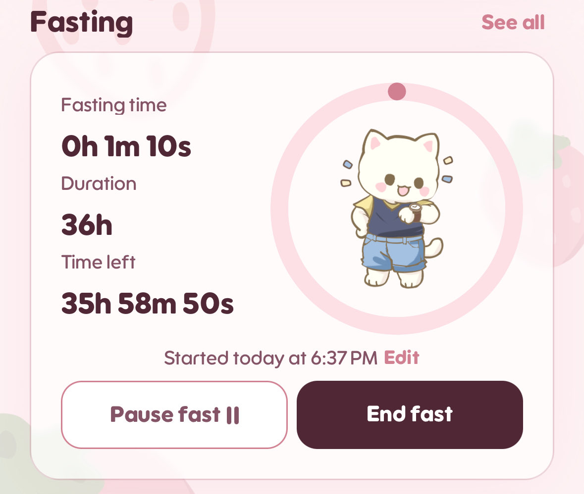 daisycaIs's tweet photo. cals for today plus round two of fasting!! thinking i might stick to the 36:12 fasting for now cause it makes me feel so successful at life https://t.co/yHJtaAicpY