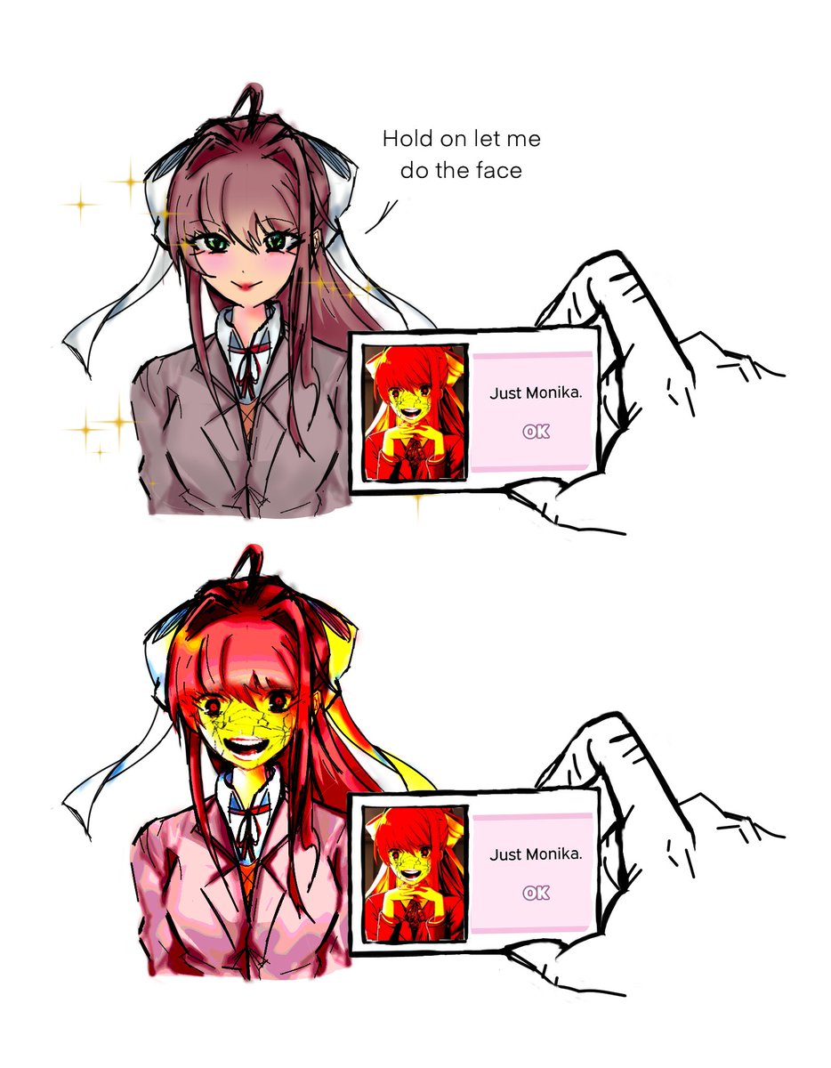 KoroYami_'s tweet photo. The prettiest smile #Monika #dokidokliteratureclub https://t.co/Ox501XiA9j