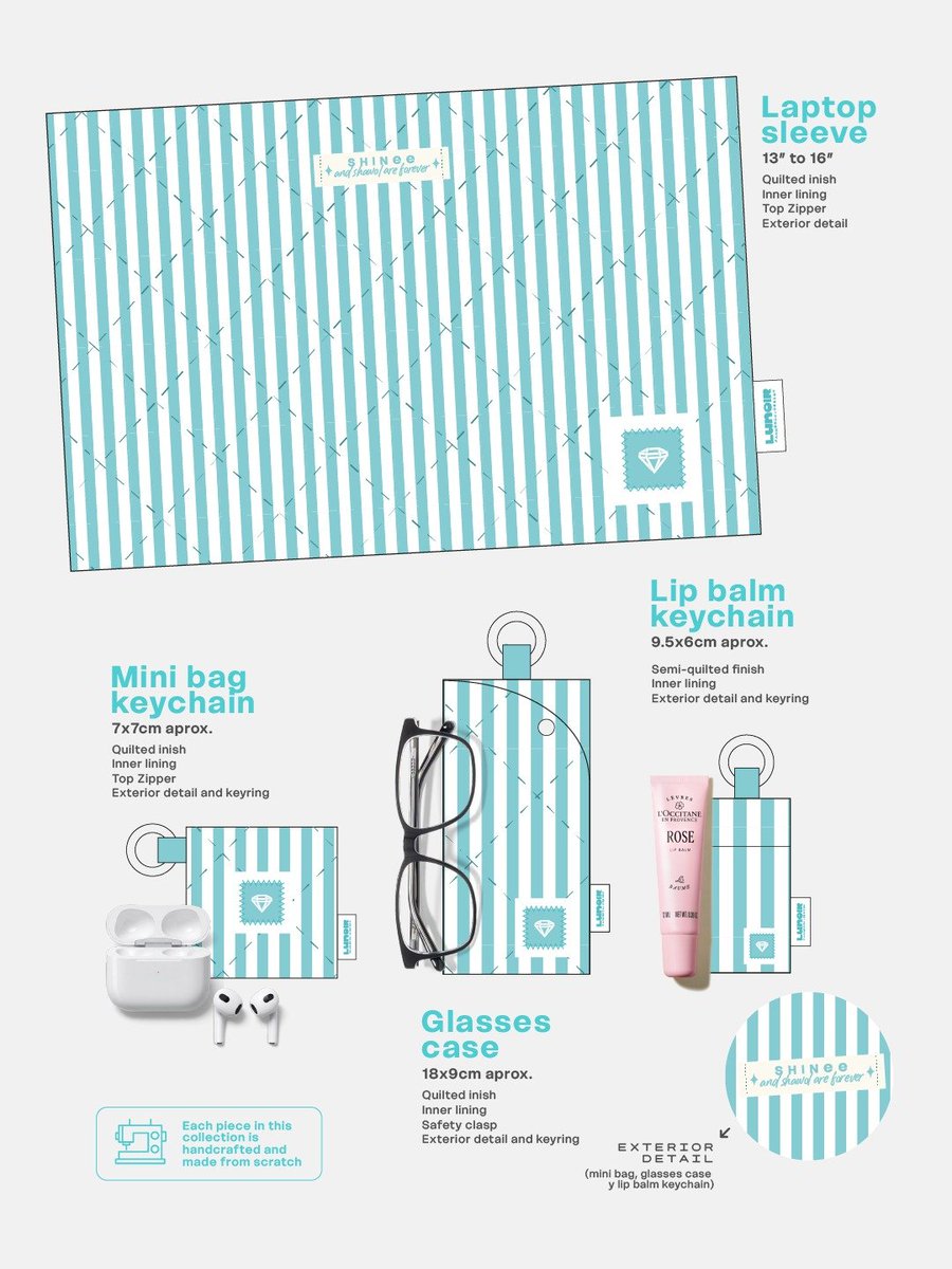 lunoirmx's tweet photo. Carry The Shine - Vol. O1: Everyday Goods ✨ 
A SHINee handcrafted collection

Límited stock!

Pre Order period &amp; Deadline of payment 
✷ O1 - 18 de September 

Order by DM 💌

To Group Order, please send DM ✷

Please share and ❤️

#SHINee #샤이니 https://t.co/vyVKEvCuIc
