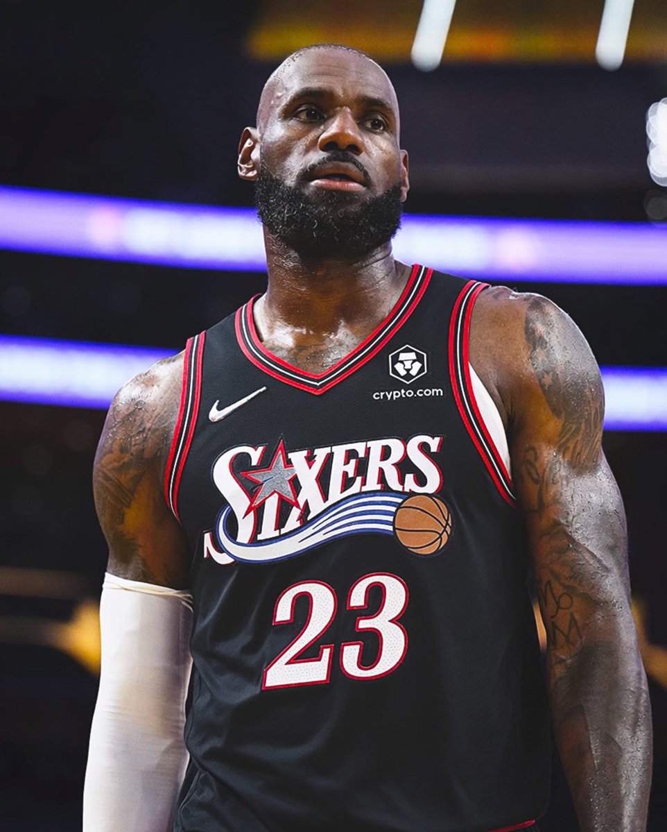 76ersMuse's tweet photo. LEBRON JAMES IS A PHILADELPHIA 76ER

What a time to be alive 😭🔥 https://t.co/vEDg8FKbzZ