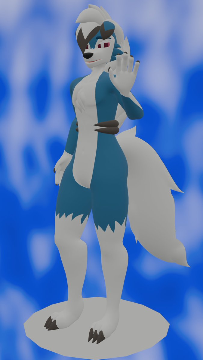 David3DBeginner's tweet photo. So I've taken the last few days to work on a personal model for myself so i can have more than just Toppie and Tyna. I want to present to you all Nathan Chaser! 

bonus points if you get the reference of the clothing and second render

#blender #3d #lycanroc https://t.co/CcHgwq82nT