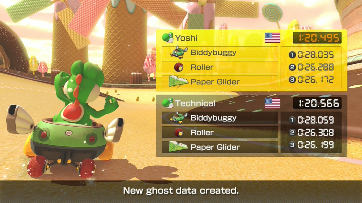 TechnicalMK49's tweet photo. Day 2 WRs. #MK8DXWR https://t.co/kwPsxj9wgF