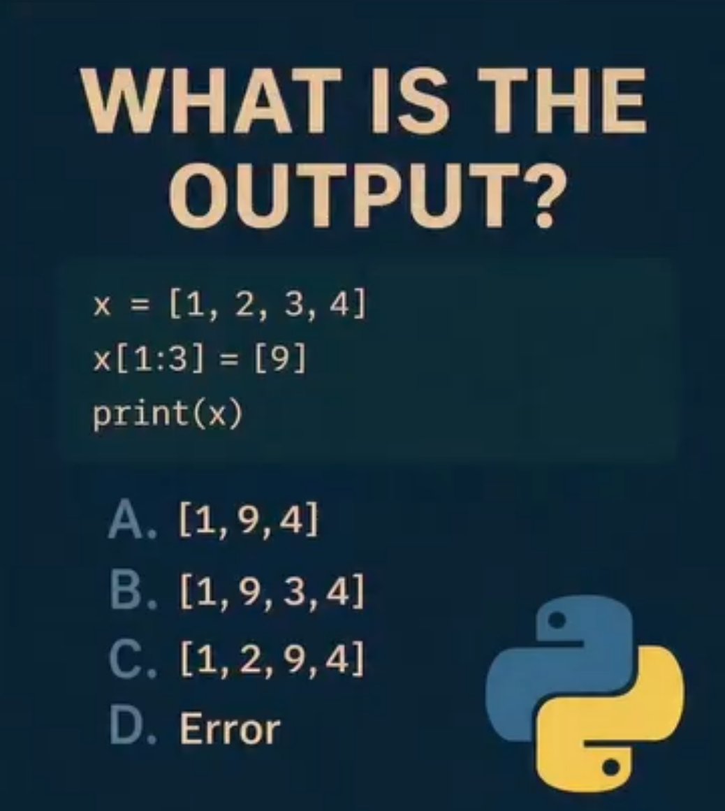 PythonDvz's tweet photo. π Comment your answer ππβ‘
#python #programming #codinglife #developers #pythonquiz #codingquiz #codingchallenge #100DaysOfCode https://t.co/IelG2F9XPj
