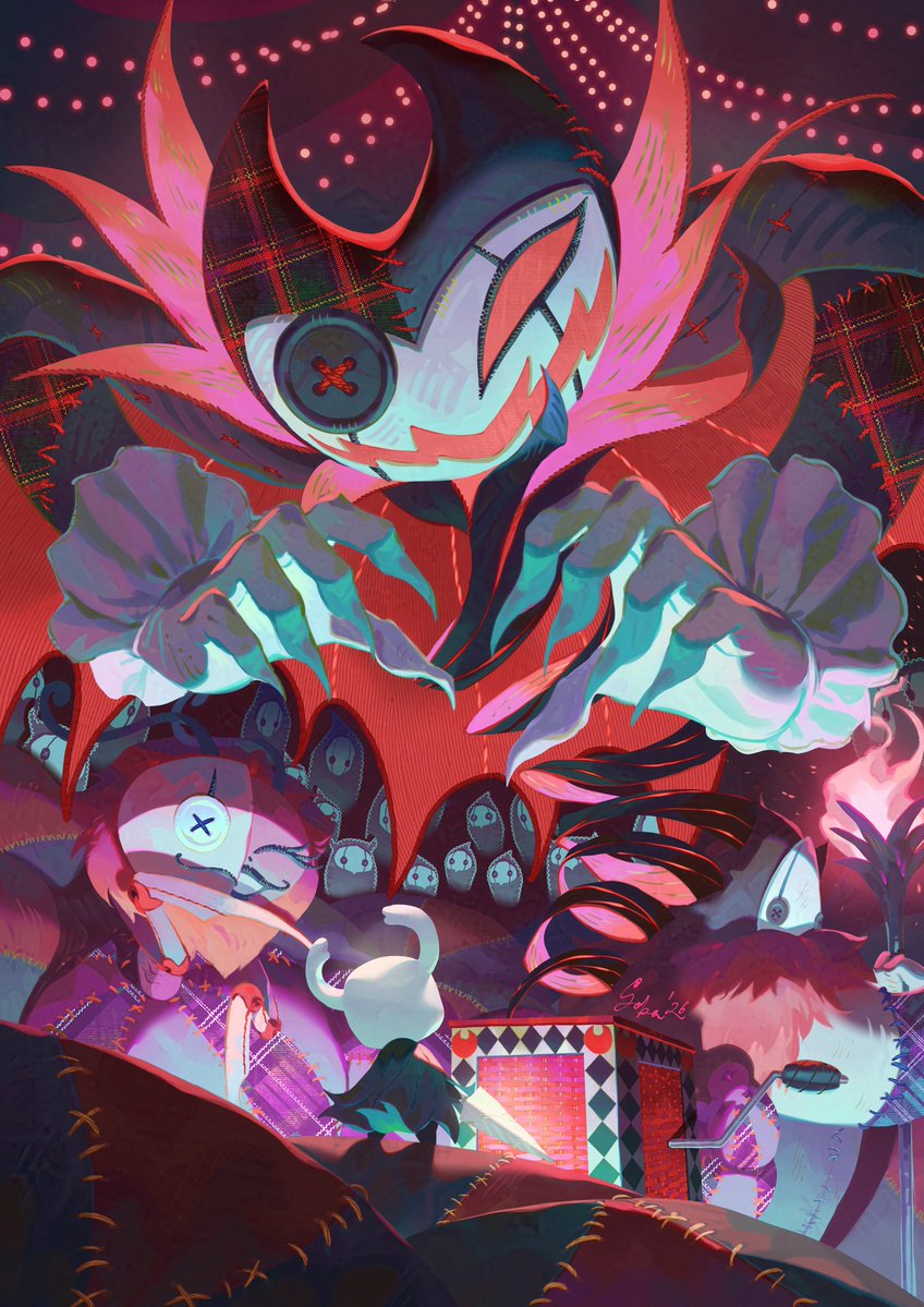 Frozensoba00's tweet photo. circus madness #hollowknight https://t.co/242wW8mdQU