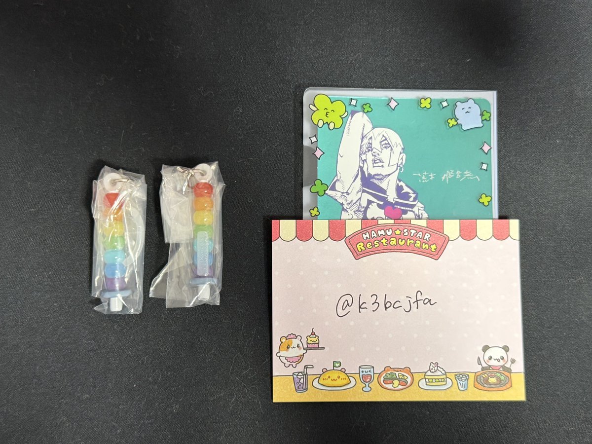 k3bcjfa's tweet photo. ぜんまいざむらい めじるしアクセサリー 交換

【譲】必笑七色だんご剣

【求】ぜんまいざむらい

郵送のみ
お気軽にお声掛けください( ᴗ ̫ ᴗ ) https://t.co/f4Oq7mEEft