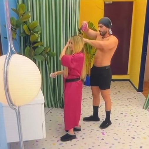 Patt11_11's tweet photo. Masad y brianda los recién casados 😂🫣  #LaCasaDeLosFamososMx https://t.co/utJ2tjua9A