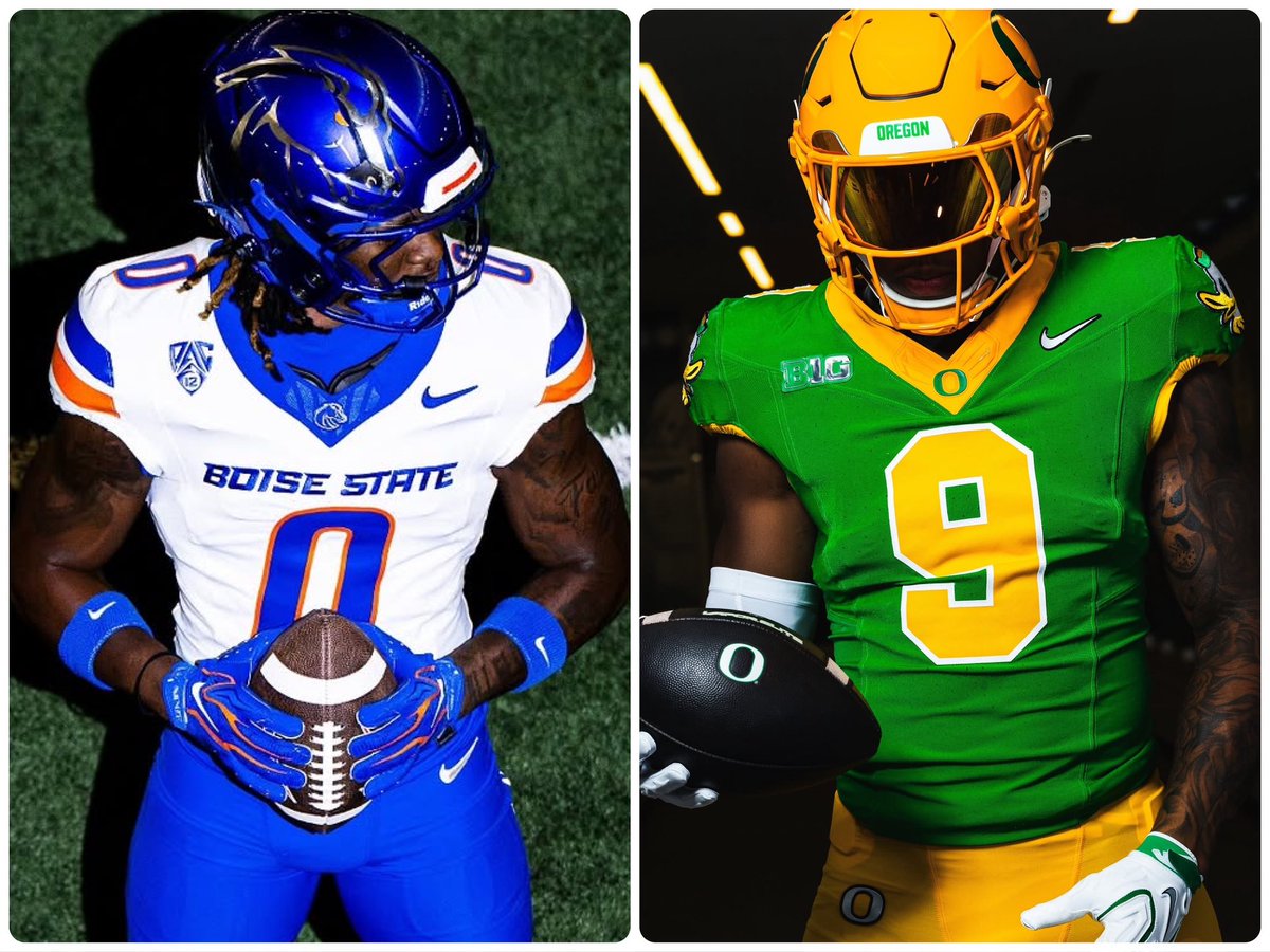 fashion_nfl's tweet photo. Boise State-Oregon uniform matchup is set. https://t.co/sUUkP60gPv