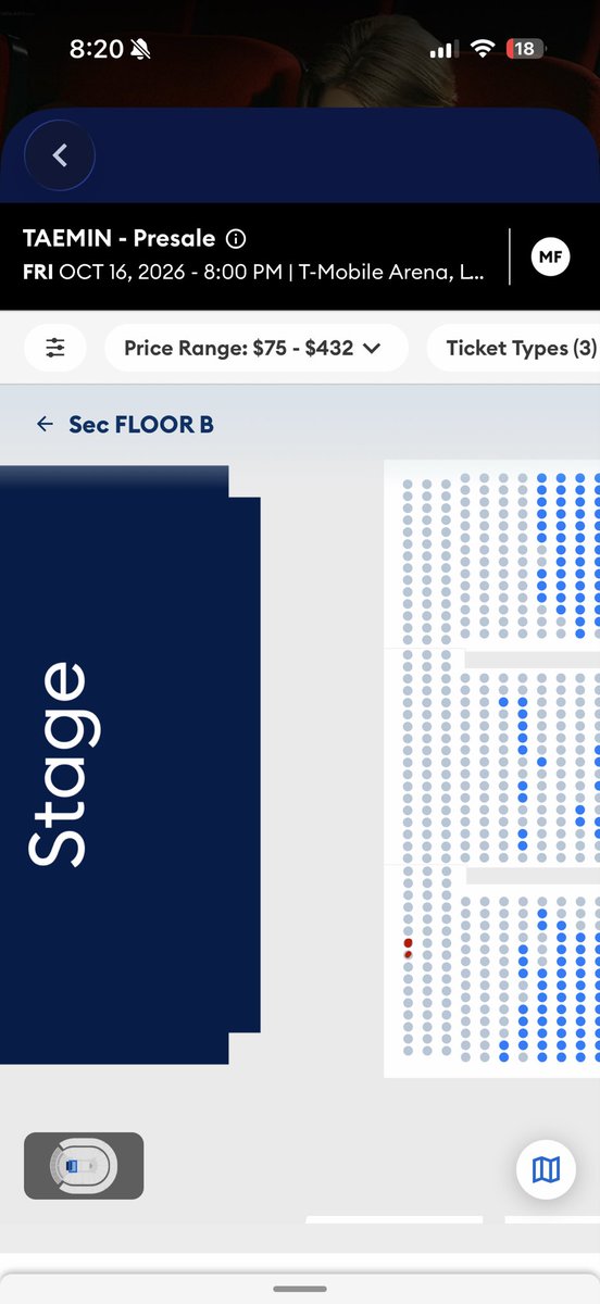chenychenchen21's tweet photo. WTS 2 Taemin LiMiNalist VIP tickets Las Vegas 10/16

Section: Floor A 
Row: A
Seat: 9 &amp; 10
Price: FV ($933.82) for both
Payment Method: Paypal G&amp;S or f&amp;f, Venmo

RFS: Will be attending the Chicago concert instead

Can do video call &amp; show proofs

wtb selling want to sell buy https://t.co/hUBbXlWCbs