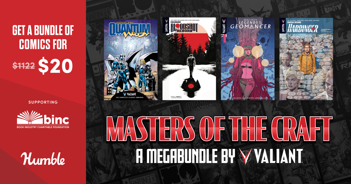 humble's tweet photo. Bloodshot is a shadow of his former self. But when a rash of shootings look just like his work, his guilt will send him on a mission to stop the killers in Bloodshot Reborn, Vol. 1 - 4.

The Masters of the Craft comics megabundle supports @bincfoundation | https://t.co/4byV1EoBQY https://t.co/rN2Zi02tfR