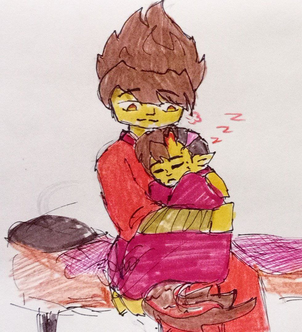 ColeBroocstone's tweet photo. Кай и его маленький монстрик

#ninjago #Kai #NinjagoKai #art #oc https://t.co/wCQDqL3udW