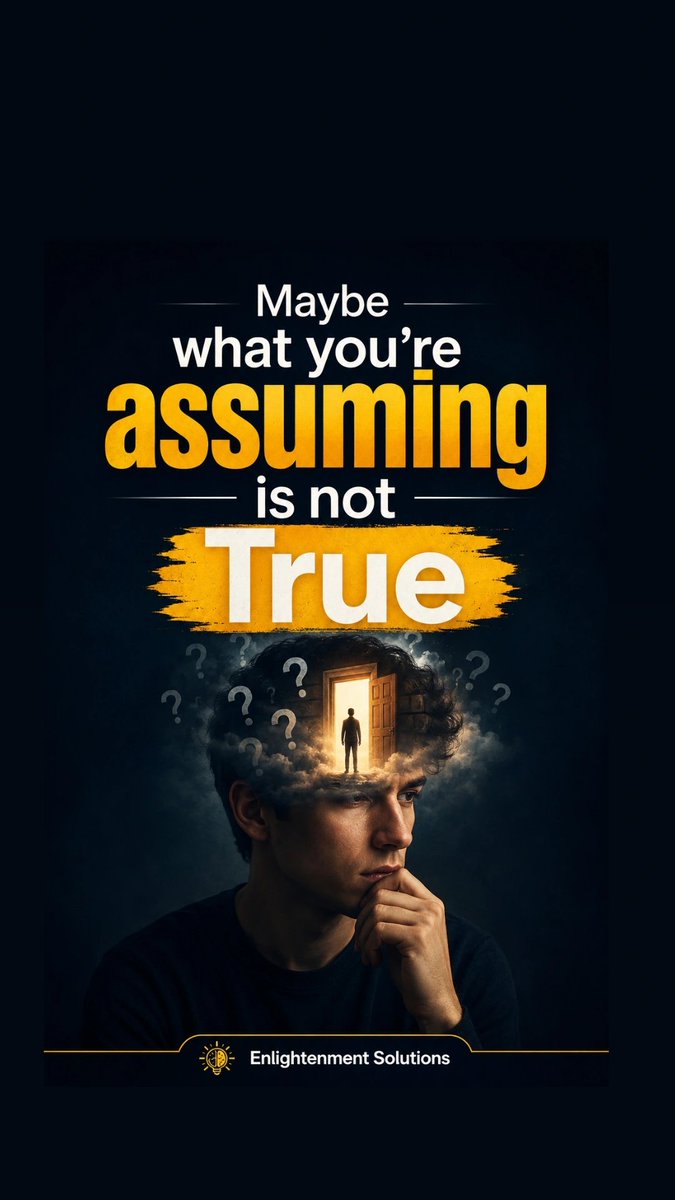 sidrawahid3's tweet photo. ہر خیال کو حقیقت اور ہر خدشے کو یقین سمجھنا چھوڑ دیں.

Stop treating every thought as reality and every fear as certainty.

#quotes #psychology #life #dailymotivation #dailyinspiration #psychologist #sidrawahid https://t.co/uyLjpXUC4Y