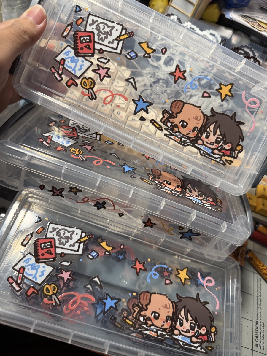 56ghostship's tweet photo. Some new stuff I’ll have at San Japan this weekend!!! I’m in my storage box era!!! https://t.co/iXUtleFajY