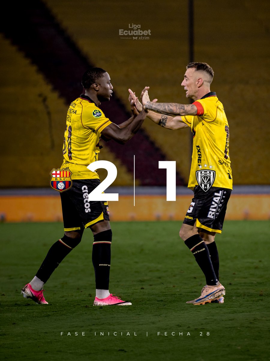 BarcelonaSC's tweet photo. ¡Victoria en casa!
DALE BARCELONAAAAAAA 👊🔥

#VamosIdolo | #LigaEcuabet https://t.co/vEHpXzGrG6